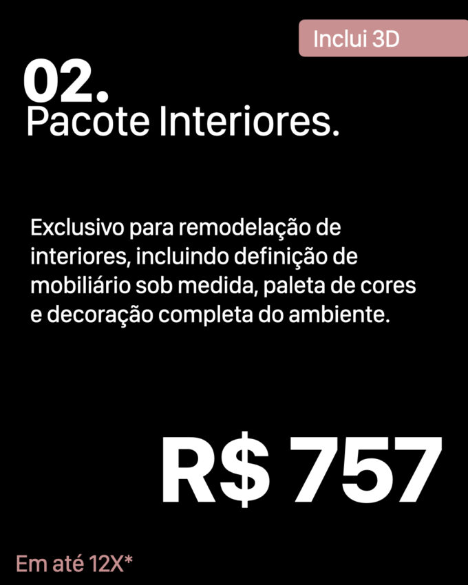 02 PACOTE INTERIORES - 100% ONLINE