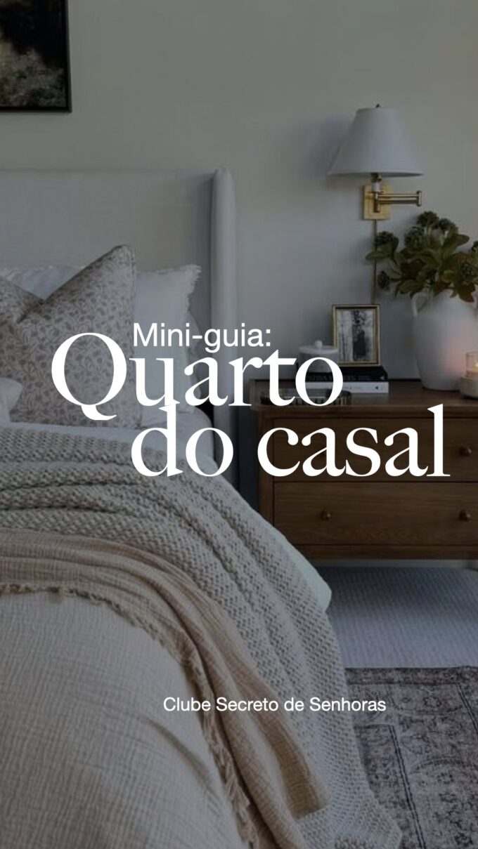 Guia Rápido de Decor- Quarto de casal