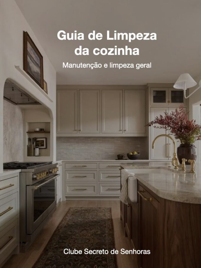 Guia de cozinha-Limpeza e manutenção
